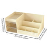 1PC Transparent Drawer Style Makeup Box Dormitory Organizer Plastic Cosmetics Skincare Dressing Table Desktop Storage Box S/M/L