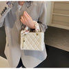 Small And Niche High-End Lurxury Handbag For Women 2024 Fashionable New Diamond Grid Handbag, Single Shoulder Crossbody Bag