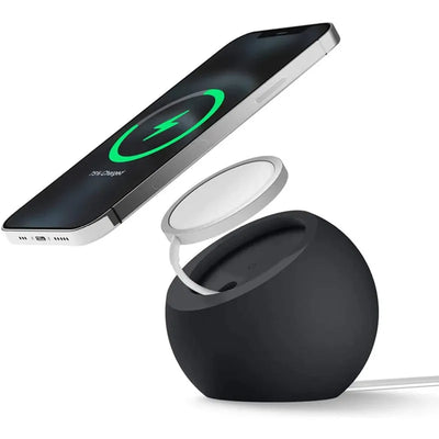 Ball Shape Magnetic Silicone Charging Desk Holder Stand for Magsafe IPhone 13 14 Pro Macsafe Charger Dock Station Accessories