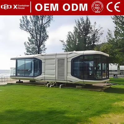 Fashion Economic Prefabricated Houses Ready to Live in 2 Bedroom Space Capsule Home Modular Houses Housing Insulation Durability