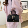 Flip Top Buckle Design Handbag Shoulder Bag with Adjustable Strap, Stylish Crossbody Purse for Women Tote Bag with Mini Pouch