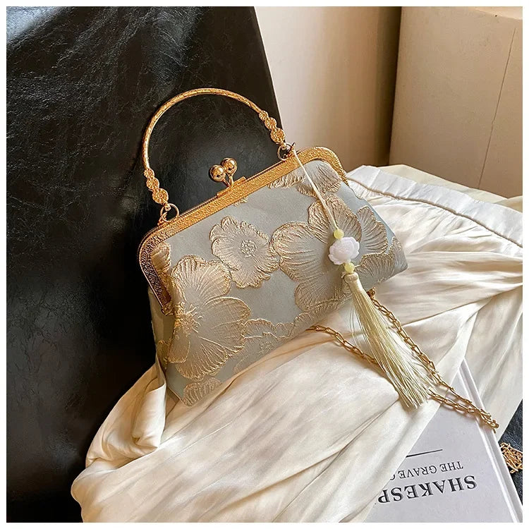Luxury High Design Women Evening Bag Brand Party Banquet Glitter Bag for Ladies Wedding Clutch Handbag Shoulder Bag Chain Bolsas