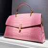 Crocodile Pattern Leather Women's Handbags Luxury Fashion Lady Shell Shoulder Crossbody Bag Top Handle Messenger Bags