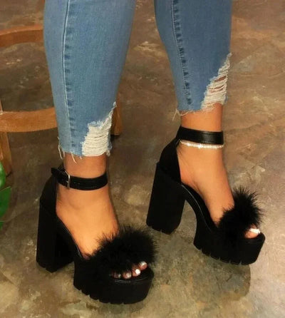 Designer New Sexy Fashion Women's Sandals Summer Diamond Fish Mouth Muffin Platform High Heels Casual Slippers Womens Shoes