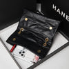 New Xiaoxiangfeng Ling grid chain genuine leather Ling grid bag armpit diagonal cross bag