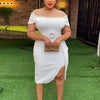 Elegant Party Dresses For Women 2025 Spring Summer Short Sleeve Bodycon Robe African Wedding Prom Evening Dress Ladies Clothing