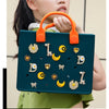 EVA Large Leather Shoulder Bag Handbag Tote Bag Storage for Women Casual Waterproof Beach Bag Hole Fit Charm Fashion Storage Bag