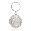 Women Evening Bags Pearl Lady Clutch Bags Beading Diamonds Party Wedding Prom Glitter Banquet Handbags Ball Design Handle Glamor