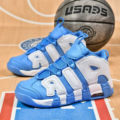 Men's Basketball Shoes Air Cushion Outdoor Wearable Non-slip Sneakers Breathable Gym Training Footwear Black Sneakers Women