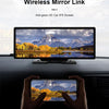 10.26'' Dash Cam 4K Car Mirror Video Player Wireless Carplay Android Auto GPS Car Monitor Multimedia Rearview Camera Dashboard