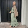 Muslim Abaya Women Dresses Solid Slim Jalabiya Eid 2025 Ramadan Morocco Islam Vestidos Largos Arab Long Robe Dubai Abayas Kaftan