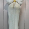2025 Women White Sequins Top Short Skirt Two Pieces Set Sexy Celebrate Evening Prom Birthday Dress Nightclub Stage Outfit