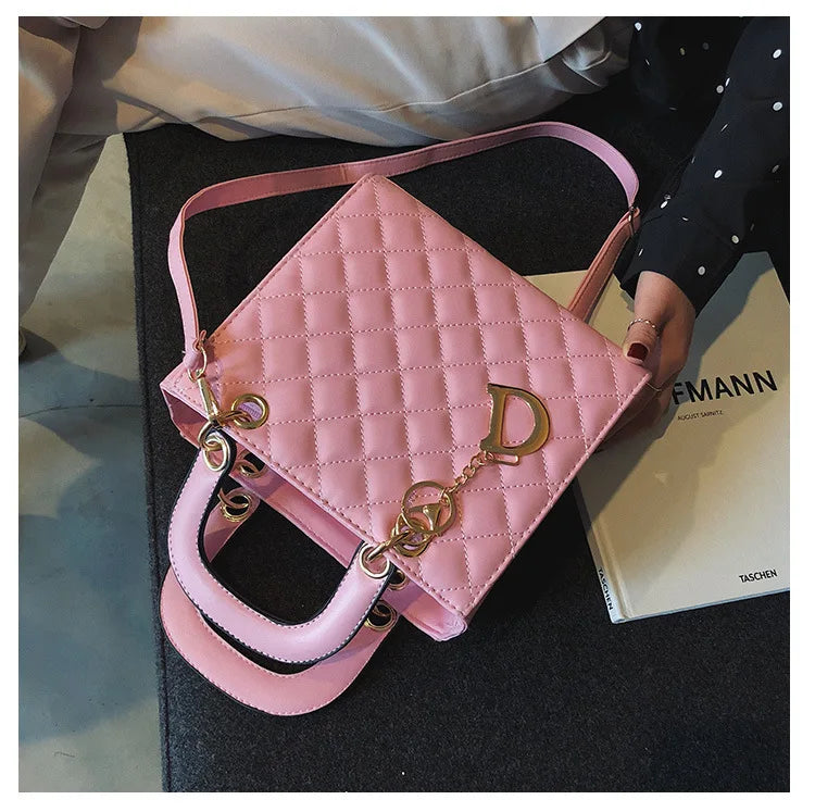 New Fashion Luxury Design Tote Bags for Women Handbags Ladies Shoulder Bags Trending Lingge Chain Crossbody Bag and Purse