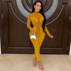 Sexy Mesh Patchwork Jumpsuits for Women Elegant Long Sleeve Bandage One Piece Party Long Bodysuit