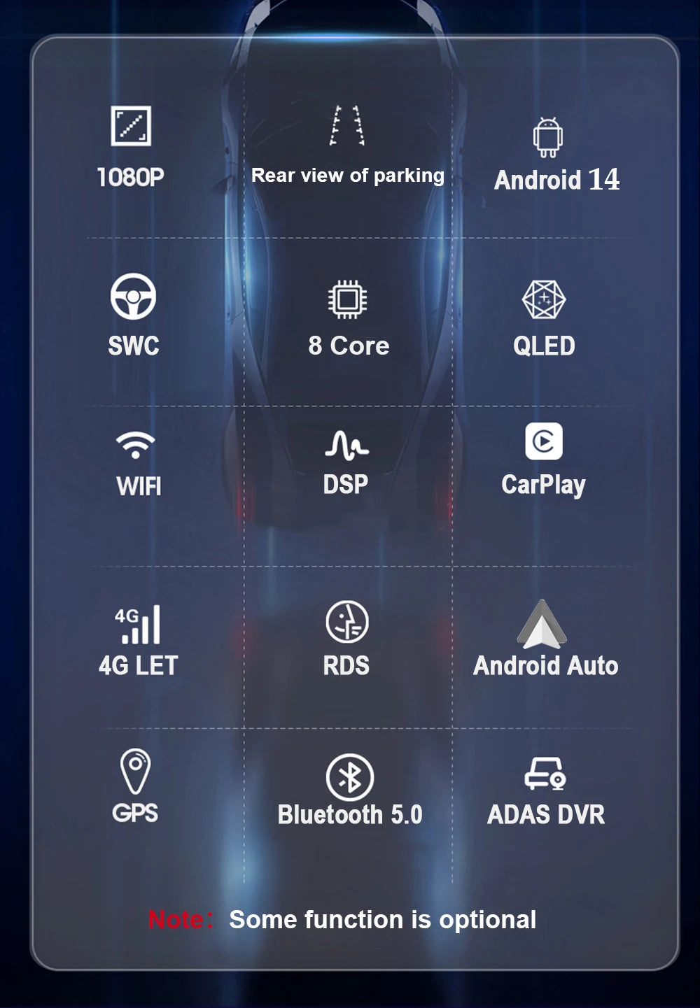 Android 14 Carplay Car Radio Stereo Multimedia Video Player For Citroen Berlingo 2019 Peugeot Partner Rifter 2020 For Opel Combo