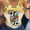 Fashion Women's Sexy Sling Print T-Shirt Small Vest Top Summer Casual Cool Sleeveless Top