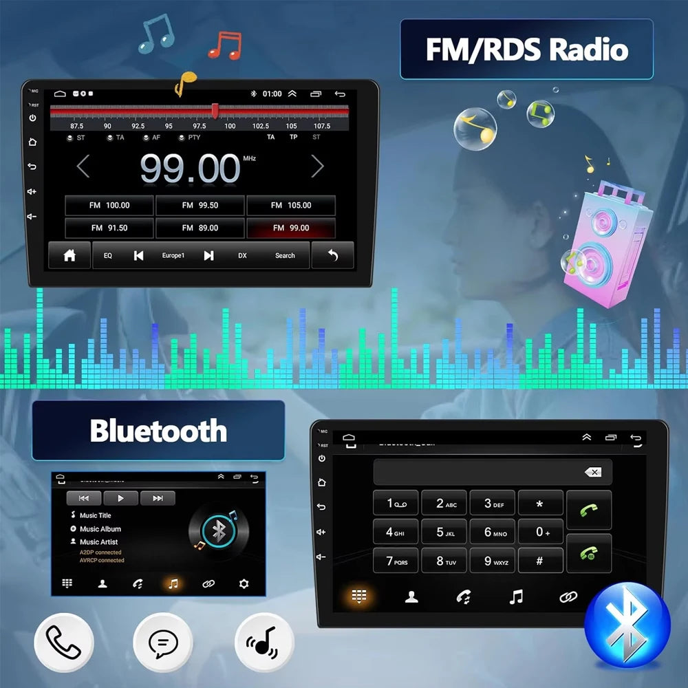 Android 14 For Benz Vito 2 Viano 2 W639 2003- 2015 2K QLED Android Car Radio Multimedia Video Player BT Stereo CarPlay Head Unit