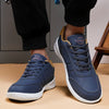 NKLSA New Men's Shoes Spring Autumn Waterproof Walking Sneakers Casual Men Leather Sneakers Non-Slip Shoes Mens Tennis Shoes