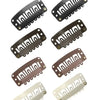20/50 pieces of 32mm U-shaped wig clips with silicone back, suitable for hair accessory tools