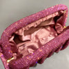 Shiny handle Rhinestones Handmade Evening Clutch Bags New Folds Purses And Handbags Luxury Designer Wedding Party High Quality