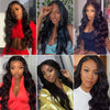 12A Brazilian Body Wave Bundles 100% Unprocessed Virgin Hair Body Wave 3 Bundles Human Hair Weave Bundles Deals Natural Black