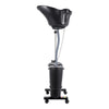 Portable Shampoo Basin with 2 Water Buckets 30cm Deep Salon Hair Washing Sink Adjustable Height Angle Mobile Shampoo Bowl Unit