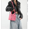 PU Square Compact Shoulder and Crossbody Bags Zipper Unique Design High Quality Hand Bags for Women 2025 Designer Style Bolso
