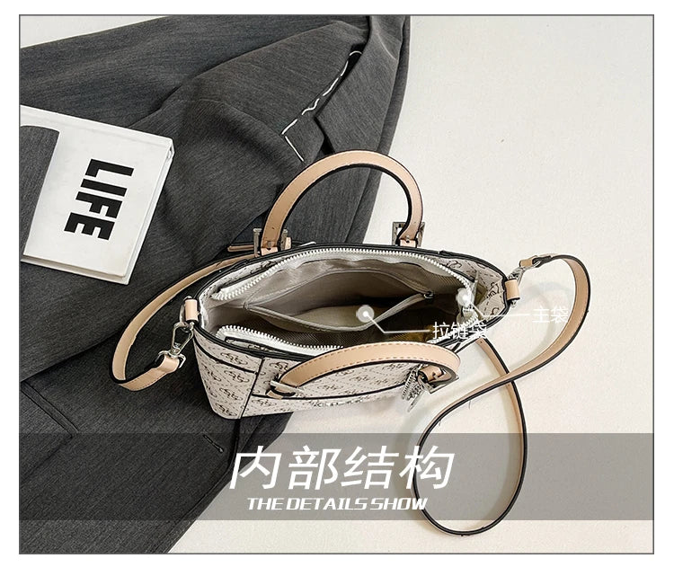Premium Italian-Style Leather Handbag For Women Luxury Crossbody Shoulder Tote Designer Ladies Work Travel Bag