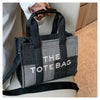 New Fashion Women's Tote Bag Trend Brand Denim Embroidery Crossbody Bag Classic Elegant Shoulder Bag Designer Luxury Handbag