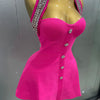 2025 Women Black Sexy Off the Shoulder Shinning Crystal Bodycon Bandage Long Dress Gloves Elegance Celebrate Evening Party Dress