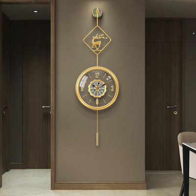 Large Wall Clock Home Decoration Living Room House Bedroom Silent Design Clocks European Style Modern Elegant Luxury Accessories