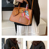 New Birkin Bag Handbag Lychee Grain Large Capacity Advanced Sense Kelly Bag Single Shoulder Crossbody Bag for Women