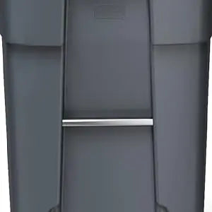 Commercial Products BRUTE Rollout Trash/Garbage CanBin with Wheels 50GAL Blu  for Restaurants Hospitals Offices Back of Hous