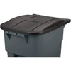 Commercial Products BRUTE Rollout Trash/Garbage CanBin with Wheels 50GAL Blu  for Restaurants Hospitals Offices Back of Hous