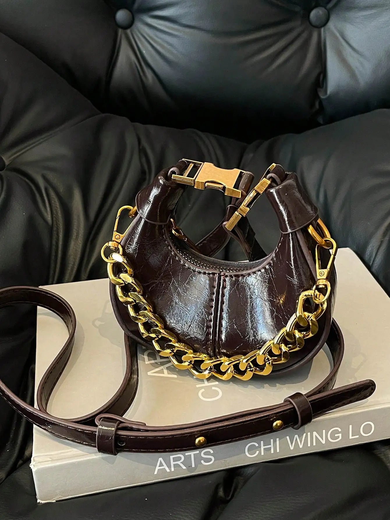 Fashionable Small Handbag, Minimalist Stylish Texture Elegant Style Shoulder Bag, New Casual 	Top Handle Bag For Women