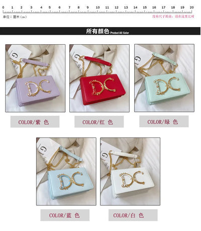 Fashion Trend Women's Crossbody Bag Armpit Classic PU Leather Women's Shoulder Bag Square Flip Small Square Bag